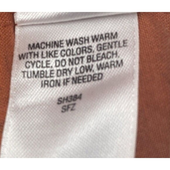 Cabelas Fishing Shirt Mens 2XL Rust Fish Print Vented Short Sleeves EUC - Picture 9 of 12